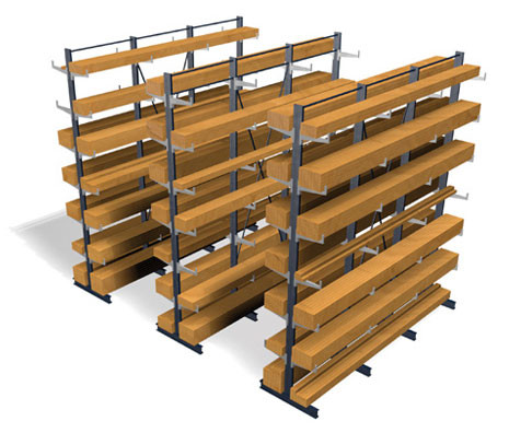 Scaffalatura cantilever